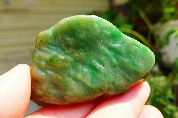 Natural Jade Rough Jadeite Raw (35g,5.5X3.6X1cm)