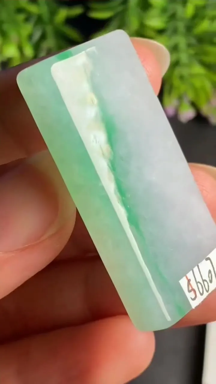 Natural Jade Rough Jadeite Raw (3.8x1.8x0.64cm)-S6607