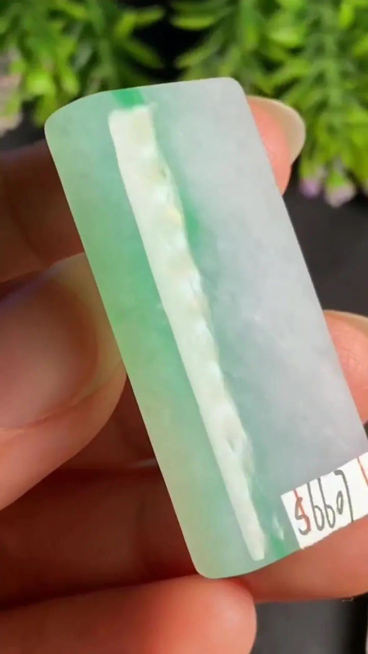 Natural Jade Rough Jadeite Raw (3.8x1.8x0.64cm)-S6607