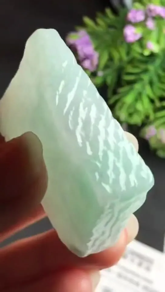Natural Jade Rough Jadeite Raw (41g,4.2x2.8x1.1cm)-E3188