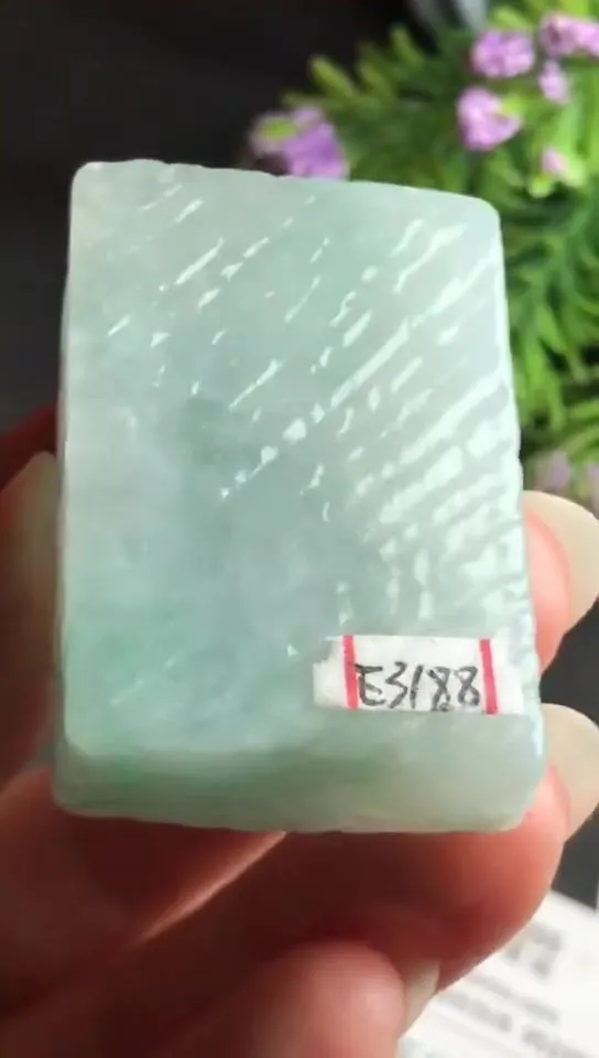 Natural Jade Rough Jadeite Raw (41g,4.2x2.8x1.1cm)-E3188