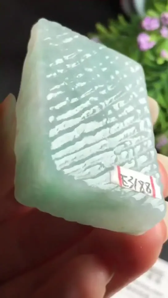 Natural Jade Rough Jadeite Raw (41g,4.2x2.8x1.1cm)-E3188