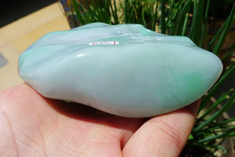 Natural Jade Rough Jadeite Raw (450g,9.2X8X3.6cm)