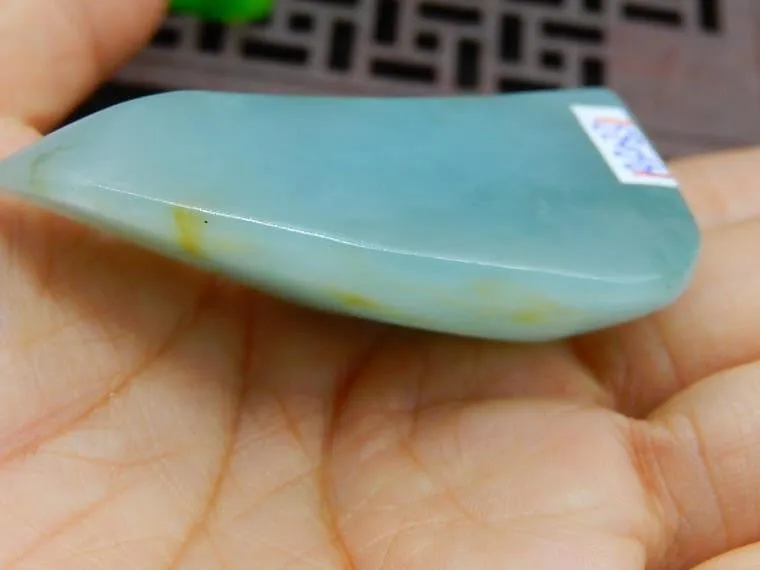 Natural Jade Rough Jadeite Raw (45g, 57X31X18mm)