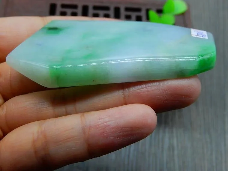 Natural Jade Rough Jadeite Raw (56g, 65X38X8.9mm)