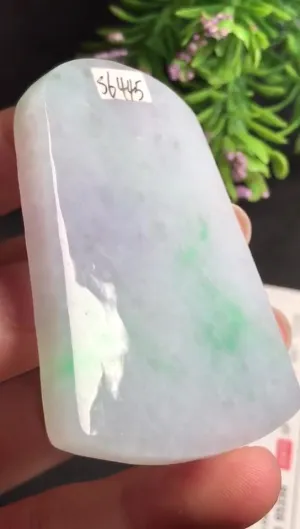 Natural Jade Rough Jadeite Raw (56X40X6.4mm)-S6445