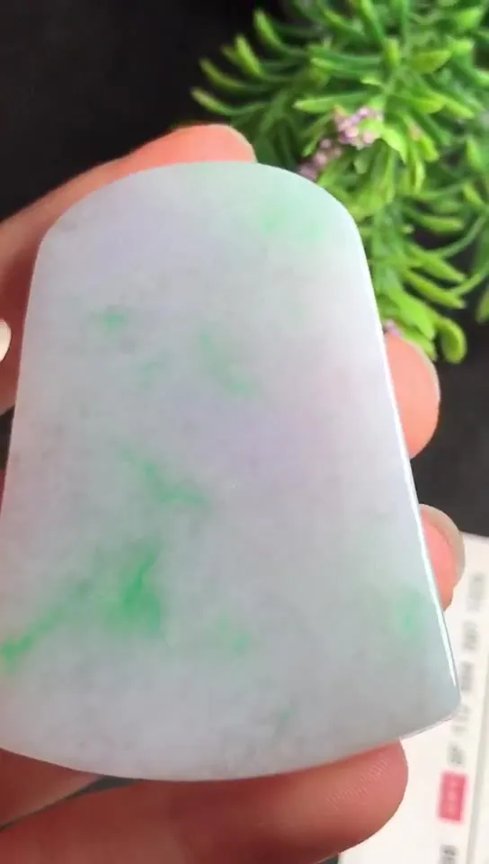 Natural Jade Rough Jadeite Raw (56X40X6.4mm)-S6445