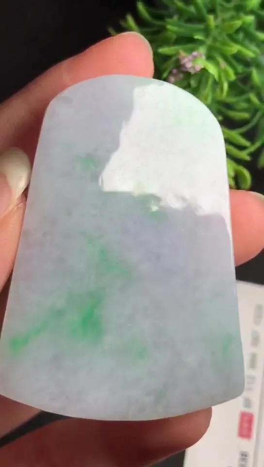 Natural Jade Rough Jadeite Raw (56X40X6.4mm)-S6445