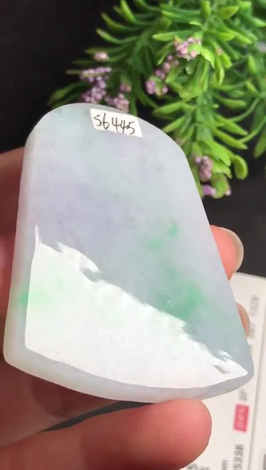 Natural Jade Rough Jadeite Raw (56X40X6.4mm)-S6445
