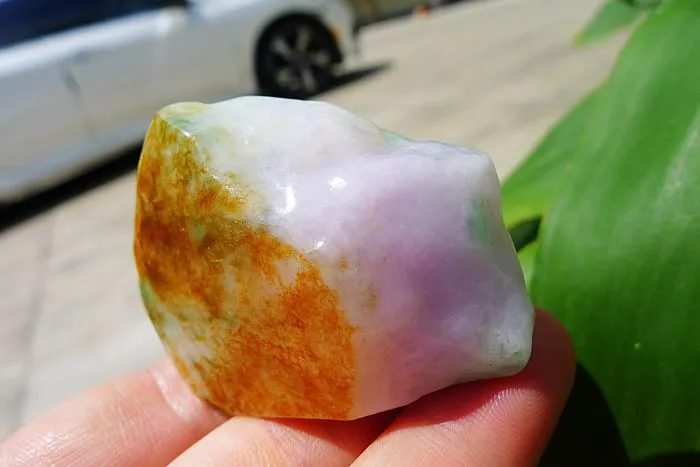 Natural Jade Rough Jadeite Raw (57g,4.8X3.8X2.3cm)