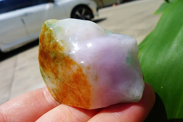 Natural Jade Rough Jadeite Raw (57g,4.8X3.8X2.3cm)