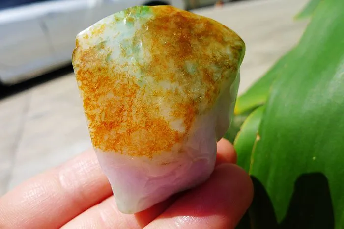 Natural Jade Rough Jadeite Raw (57g,4.8X3.8X2.3cm)