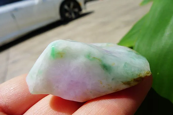 Natural Jade Rough Jadeite Raw (57g,4.8X3.8X2.3cm)