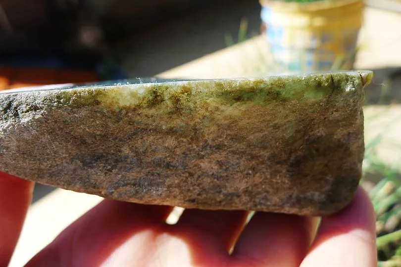 Natural Jade Rough Jadeite Raw 605g