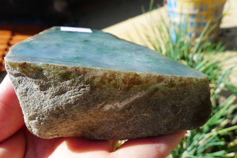Natural Jade Rough Jadeite Raw 605g