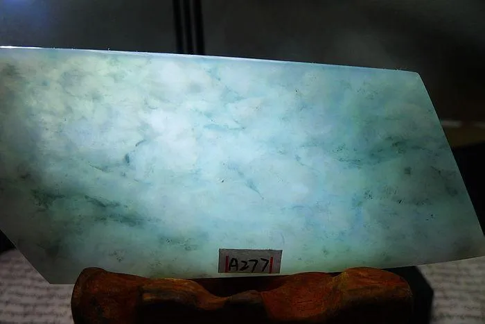 Natural Jade Rough Jadeite Raw (60g,8.8X4.2X0.5cm)