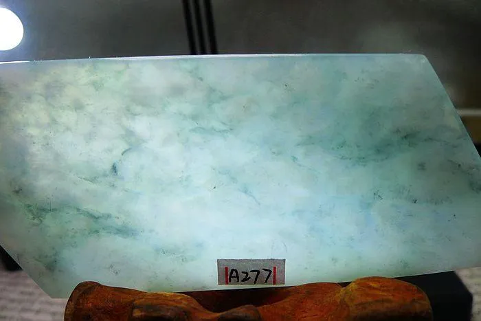 Natural Jade Rough Jadeite Raw (60g,8.8X4.2X0.5cm)