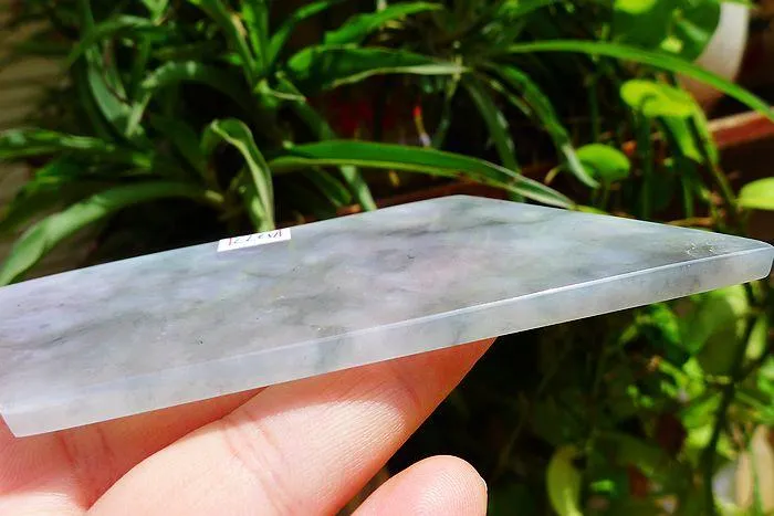 Natural Jade Rough Jadeite Raw (60g,8.8X4.2X0.5cm)