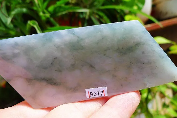Natural Jade Rough Jadeite Raw (60g,8.8X4.2X0.5cm)