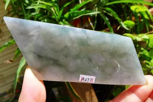 Natural Jade Rough Jadeite Raw (60g,8.8X4.2X0.5cm)