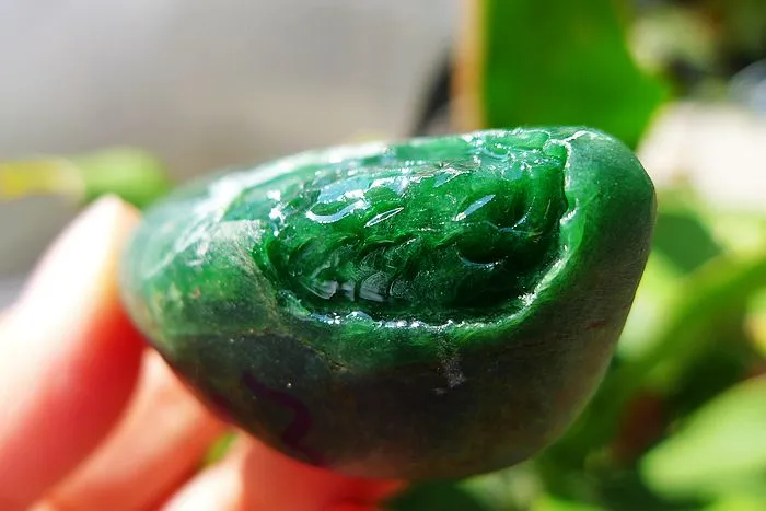 Natural Jade Rough Jadeite Raw (63g,5.1X2.6X2.3cm)