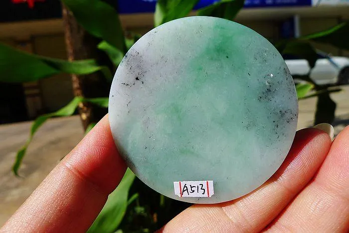 Natural Jade Rough Jadeite Raw (64g,5.6X0.75cm)