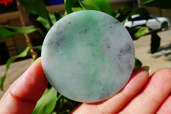 Natural Jade Rough Jadeite Raw (64g,5.6X0.75cm)
