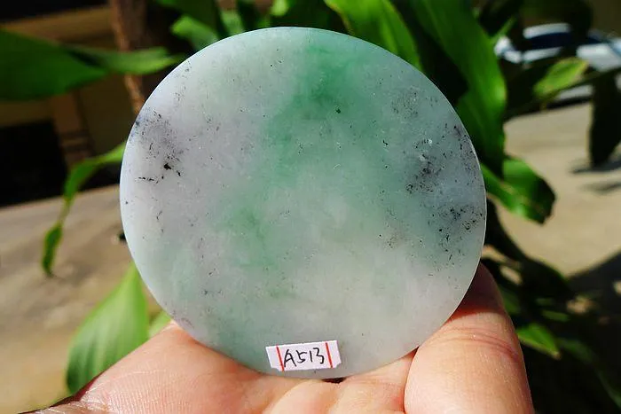 Natural Jade Rough Jadeite Raw (64g,5.6X0.75cm)