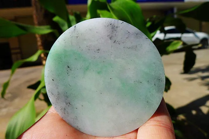 Natural Jade Rough Jadeite Raw (64g,5.6X0.75cm)