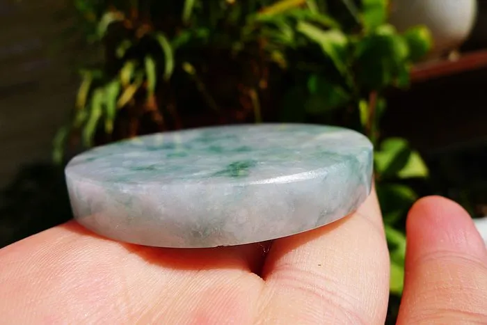 Natural Jade Rough Jadeite Raw (68g,5.55X0.8cm)