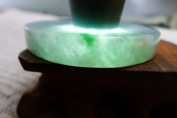 Natural Jade Rough Jadeite Raw (68g,5.55X0.8cm)