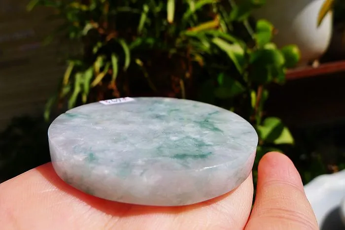 Natural Jade Rough Jadeite Raw (68g,5.55X0.8cm)