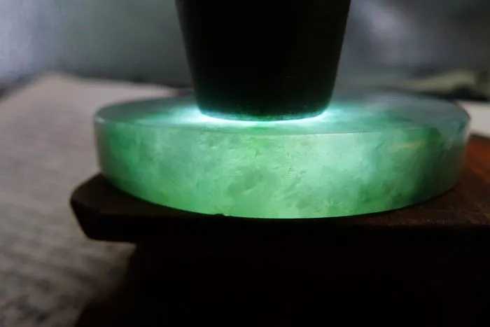 Natural Jade Rough Jadeite Raw (68g,5.55X0.8cm)