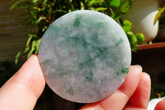 Natural Jade Rough Jadeite Raw (68g,5.55X0.8cm)