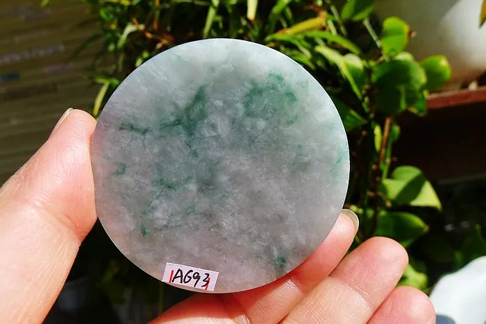 Natural Jade Rough Jadeite Raw (68g,5.55X0.8cm)