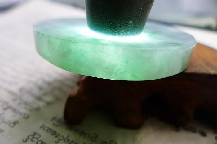 Natural Jade Rough Jadeite Raw (68g,5.55X0.8cm)