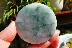 Natural Jade Rough Jadeite Raw (68g,5.55X0.8cm)