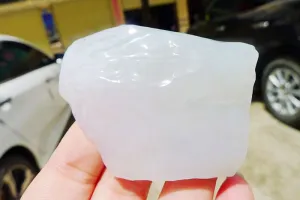 Natural Jade Rough Jadeite Raw (69g,5.8X4.5X1.4cm)