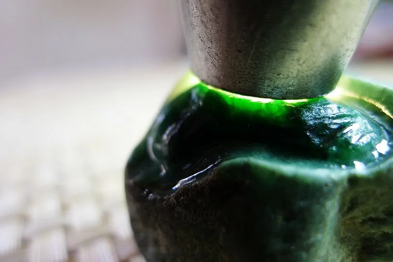 Natural Jade Rough Jadeite Raw (73g,5.3X3.4X2.9cm)