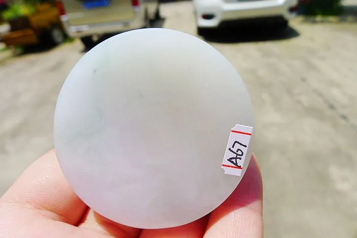 Natural Jade Rough Jadeite Raw (78g,4.7X1.3cm)