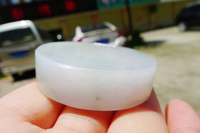 Natural Jade Rough Jadeite Raw (78g,4.7X1.3cm)