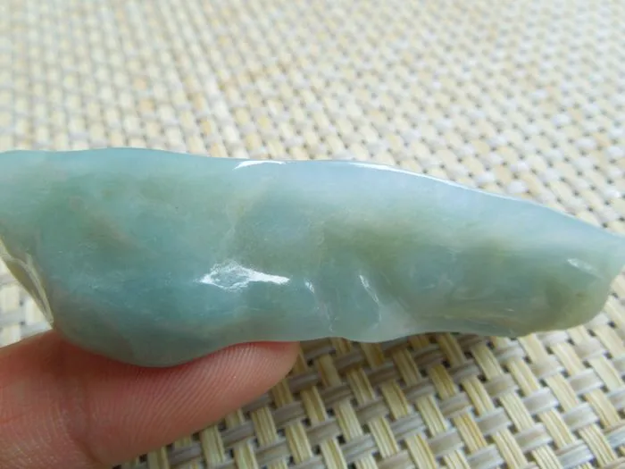 Natural Jade Rough Jadeite Raw (87.5g, 92X40X21mm)