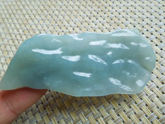Natural Jade Rough Jadeite Raw (87.5g, 92X40X21mm)