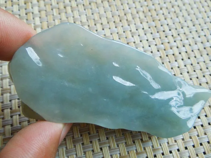 Natural Jade Rough Jadeite Raw (87.5g, 92X40X21mm)