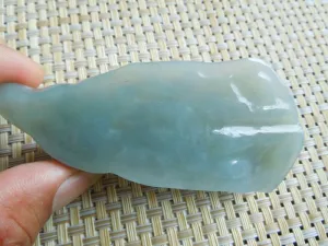 Natural Jade Rough Jadeite Raw (87.5g, 92X40X21mm)