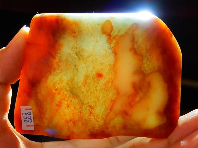 Natural Jade Rough Jadeite Raw (91g, 79X59X7mm)