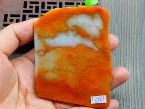 Natural Jade Rough Jadeite Raw (91g, 79X59X7mm)