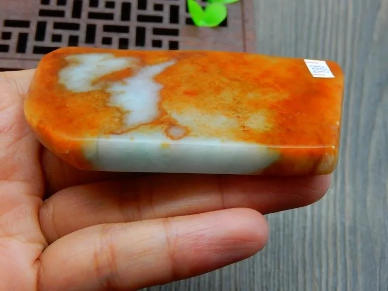 Natural Jade Rough Jadeite Raw (91g, 79X59X7mm)