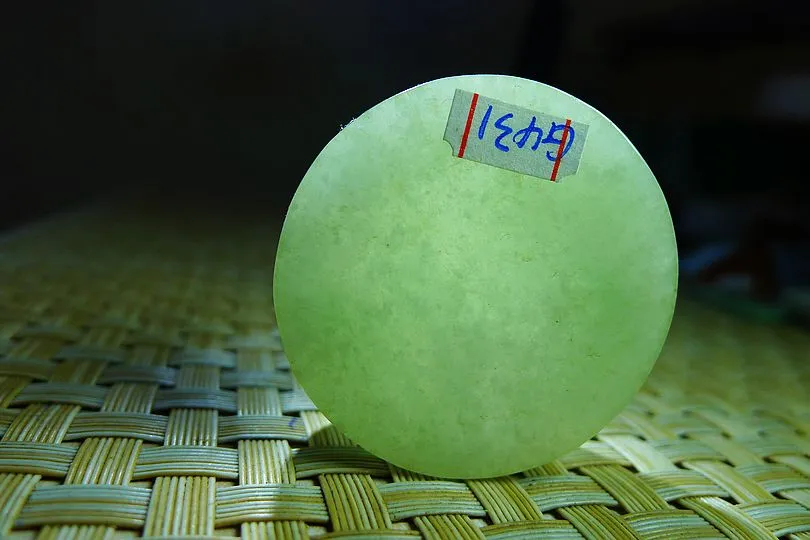 Natural Jade Rough Jadeite Raw S-(54g,3.75X3.75X1.5cm)