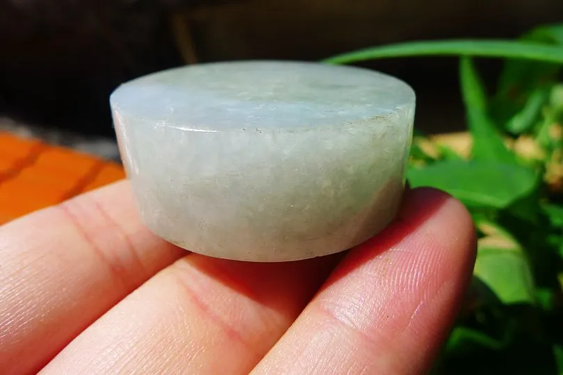 Natural Jade Rough Jadeite Raw S-(54g,3.75X3.75X1.5cm)